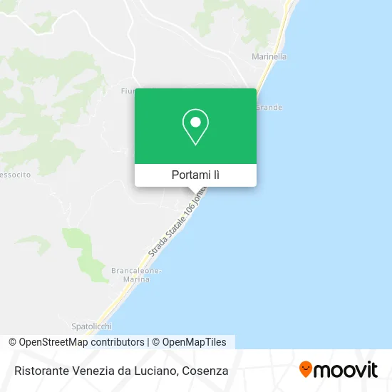 Mappa Ristorante Venezia da Luciano