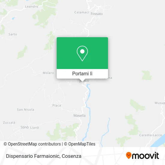 Mappa Dispensario Farmaionic