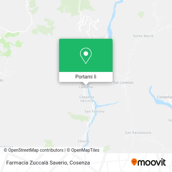 Mappa Farmacia Zuccalà Saverio