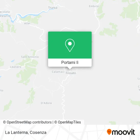 Mappa La Lanterna