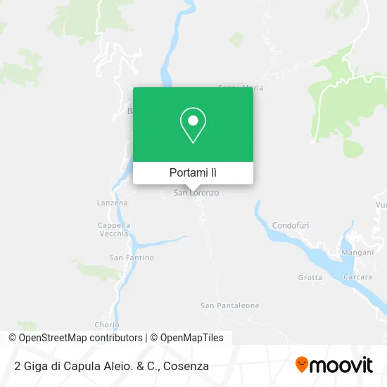 Mappa 2 Giga di Capula Aleio. & C.