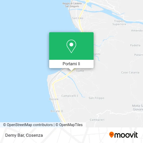 Mappa Demy Bar