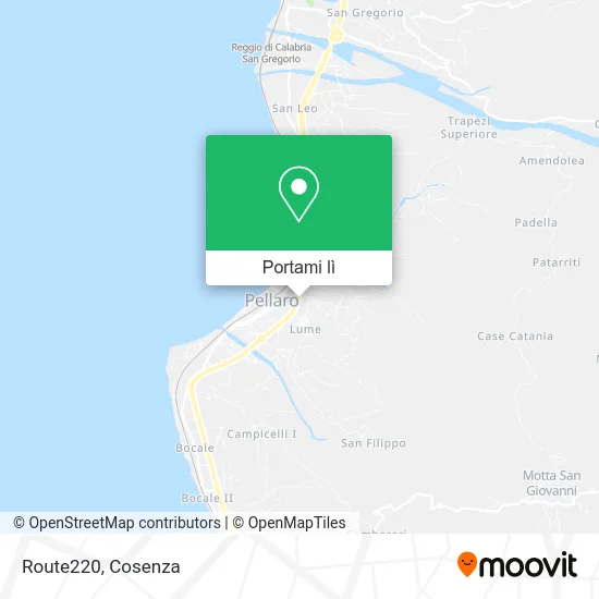Mappa Route220