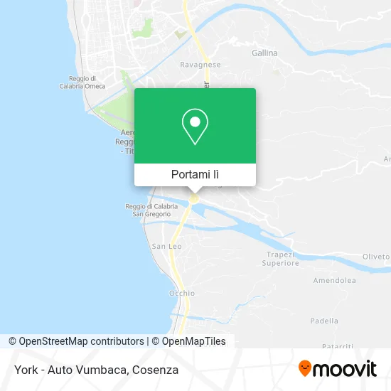 Mappa York - Auto Vumbaca