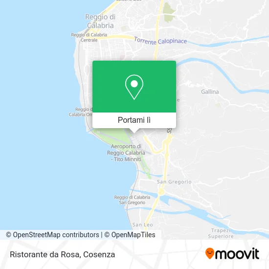 Mappa Ristorante da Rosa