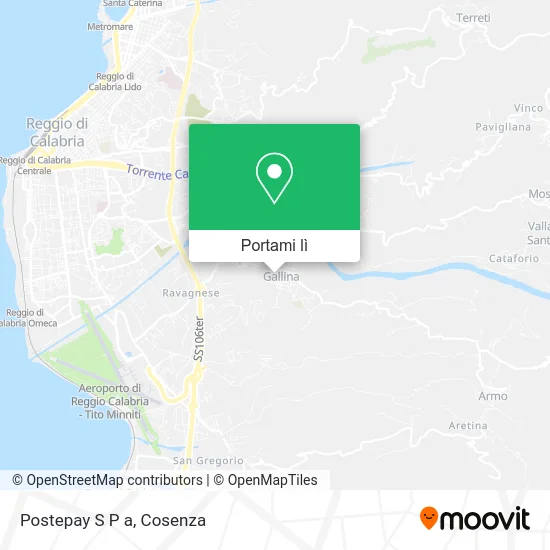 Mappa Postepay S P a