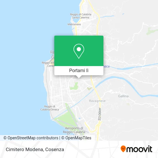 Mappa Cimitero Modena