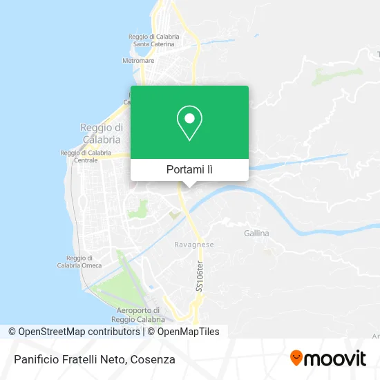 Mappa Panificio Fratelli Neto