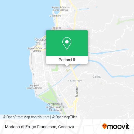 Mappa Modena di Errigo Francesco