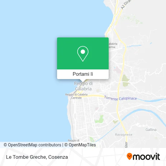 Mappa Le Tombe Greche