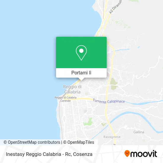 Mappa Inestasy Reggio Calabria - Rc