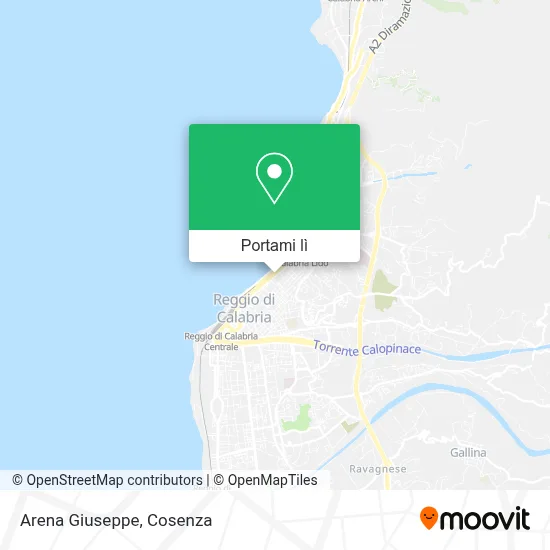 Mappa Arena Giuseppe