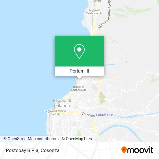 Mappa Postepay S P a