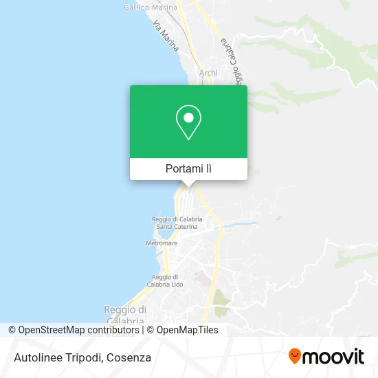 Mappa Autolinee Tripodi