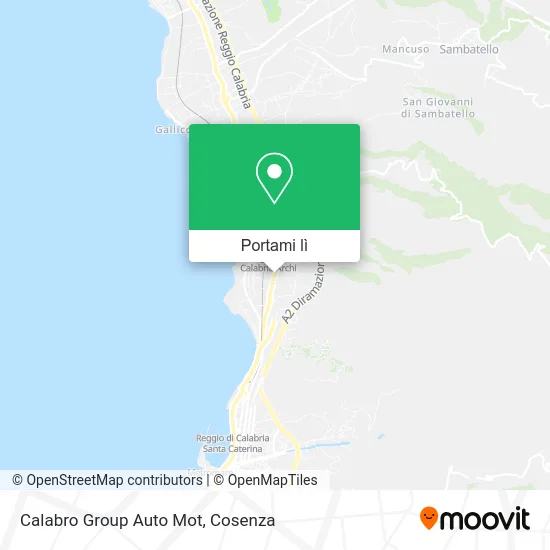 Mappa Calabro Group Auto Mot