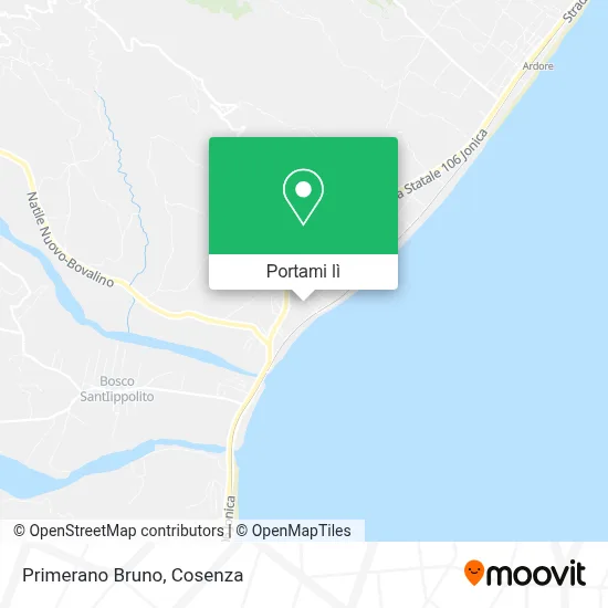 Mappa Primerano Bruno