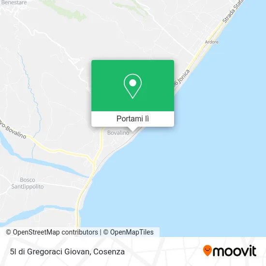 Mappa 5l di Gregoraci Giovan