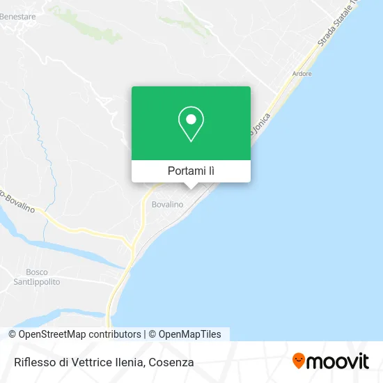 Mappa Riflesso di Vettrice Ilenia