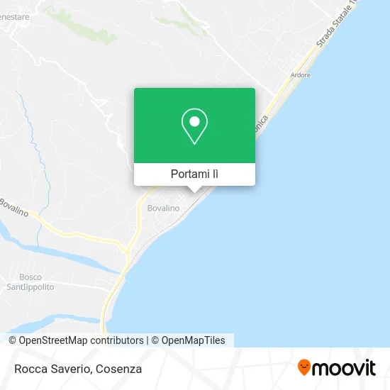 Mappa Rocca Saverio