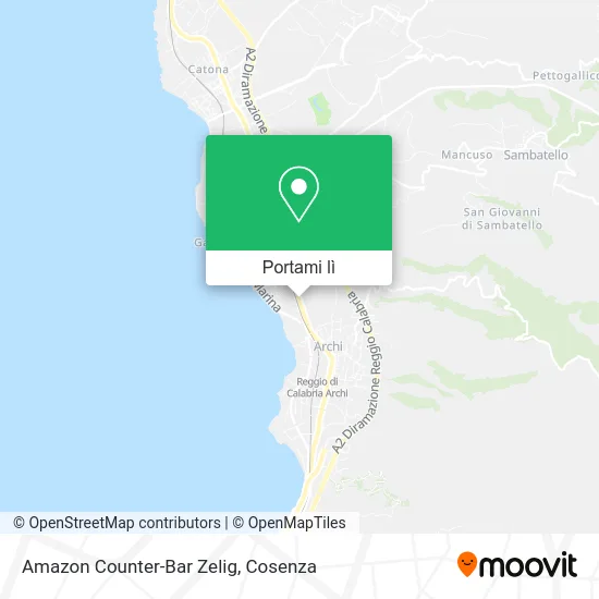Mappa Amazon Counter-Bar Zelig