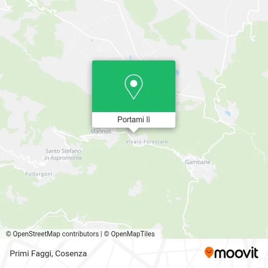 Mappa Primi Faggi