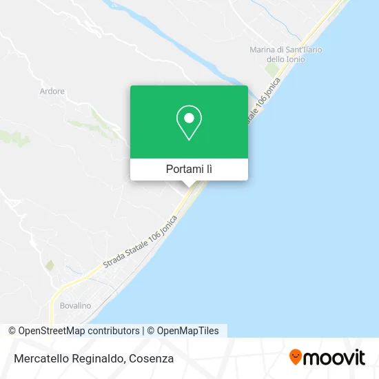 Mappa Mercatello Reginaldo