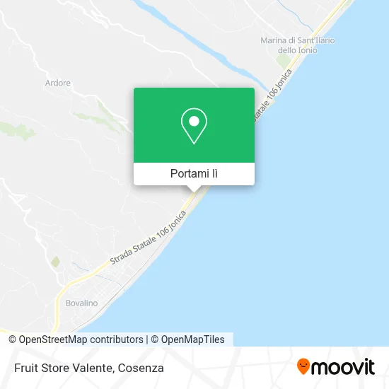 Mappa Fruit Store Valente