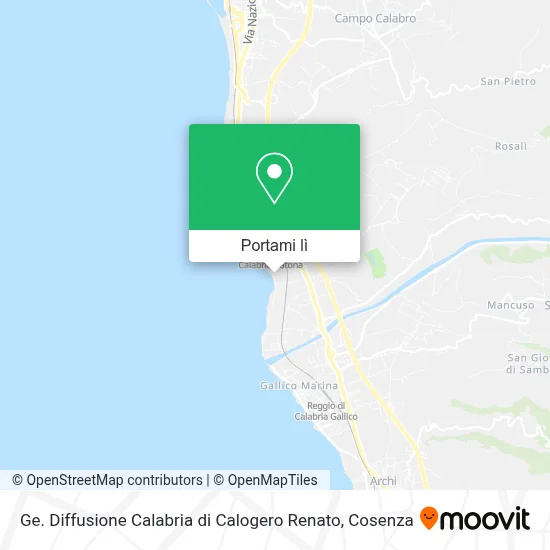 Mappa Ge. Diffusione Calabria di Calogero Renato