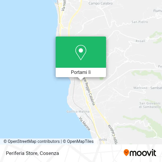 Mappa Periferia Store