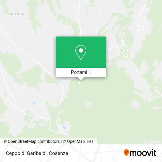 Mappa Ceppo di Garibaldi