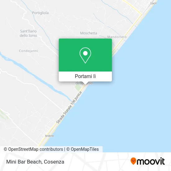 Mappa Mini Bar Beach