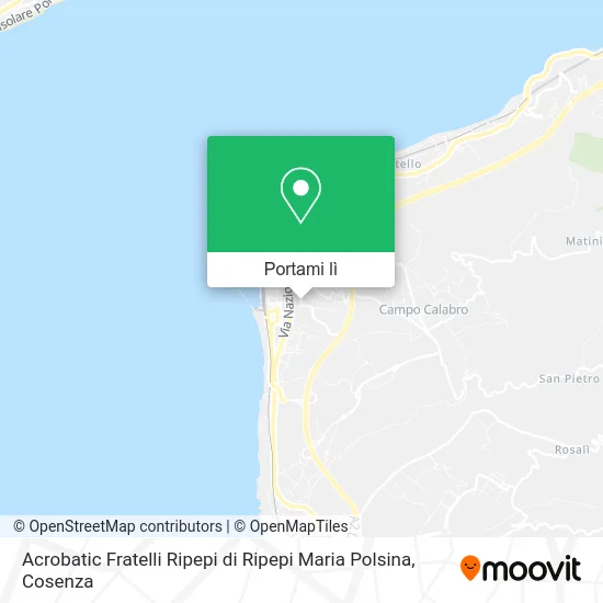 Mappa Acrobatic Fratelli Ripepi di Ripepi Maria Polsina