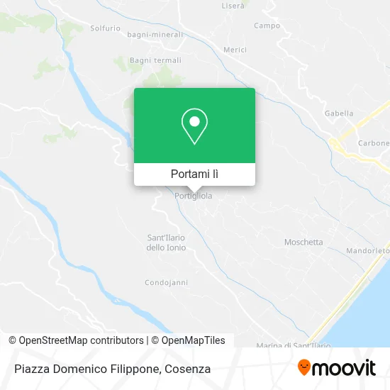 Mappa Piazza Domenico Filippone