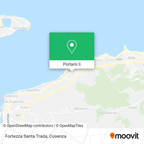 Mappa Fortezza Santa Trada