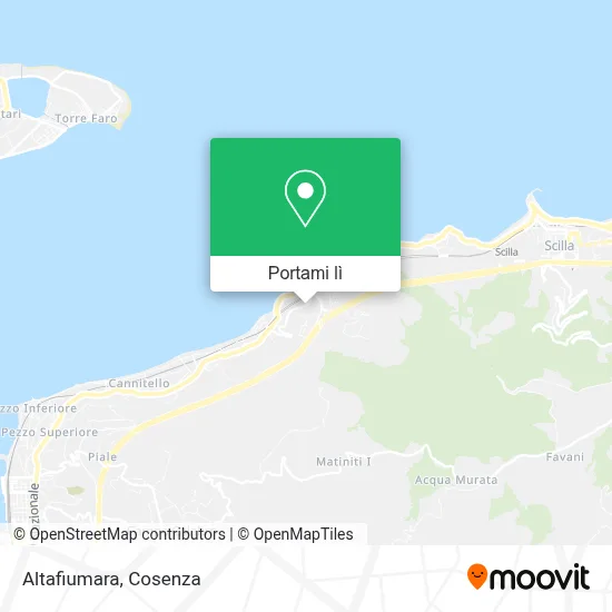 Mappa Altafiumara