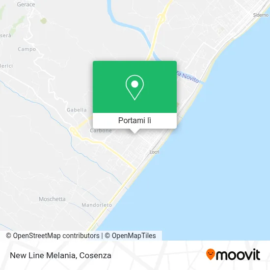 Mappa New Line Melania