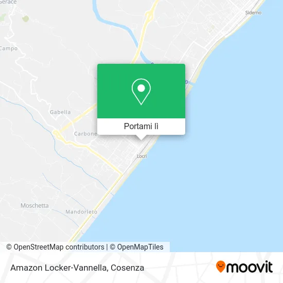 Mappa Amazon Locker-Vannella