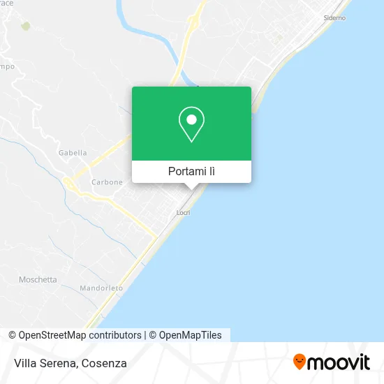 Mappa Villa Serena