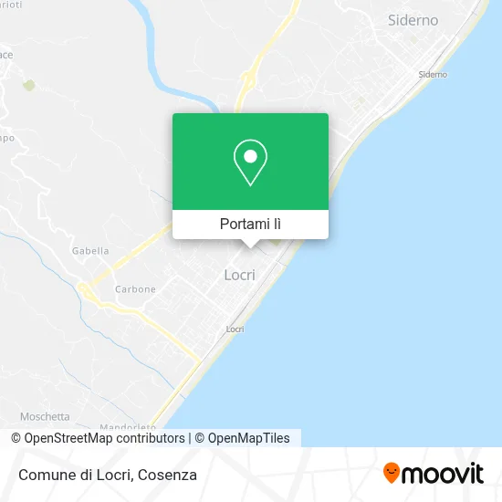 Mappa Comune di Locri