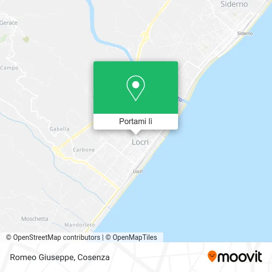 Mappa Romeo Giuseppe