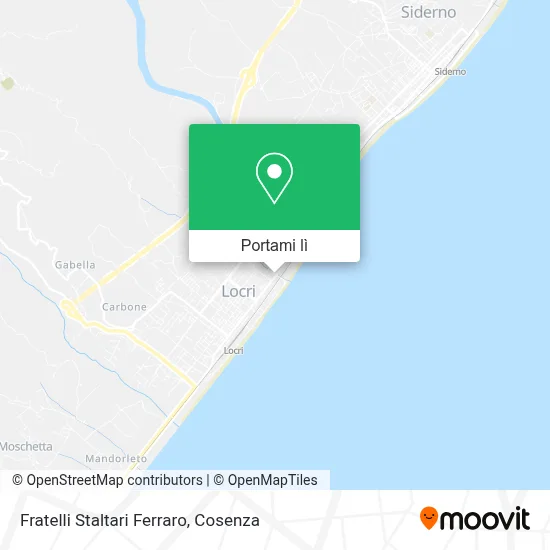 Mappa Fratelli Staltari Ferraro