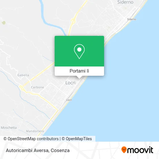 Mappa Autoricambi Aversa