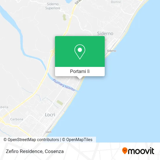 Mappa Zefiro Residence