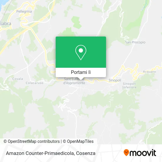 Mappa Amazon Counter-Primaedicola