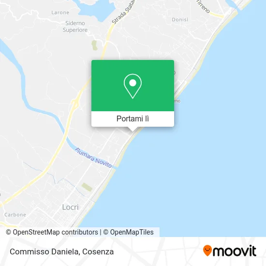 Mappa Commisso Daniela