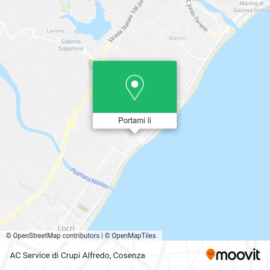 Mappa AC Service di Crupi Alfredo