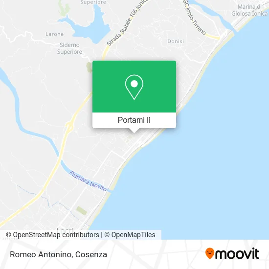 Mappa Romeo Antonino