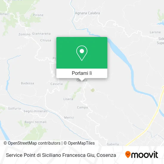 Mappa Service Point di Siciliano Francesca Giu