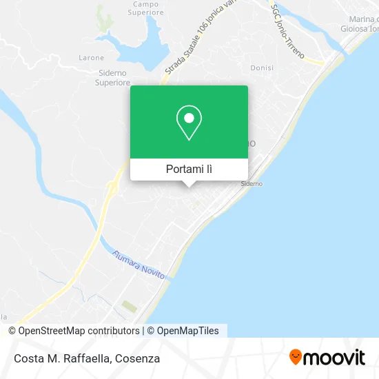 Mappa Costa M. Raffaella