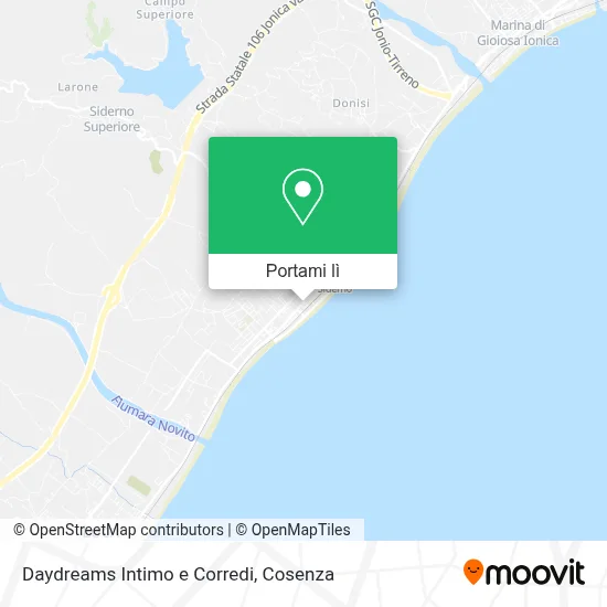 Mappa Daydreams Intimo e Corredi